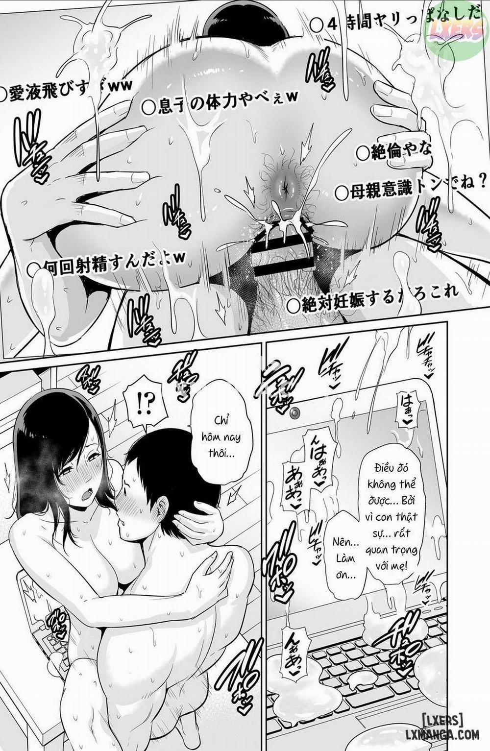 Haha wa Yoru ni Saku Single Mother no Haishin Kiroku Chương Oneshot Trang 54