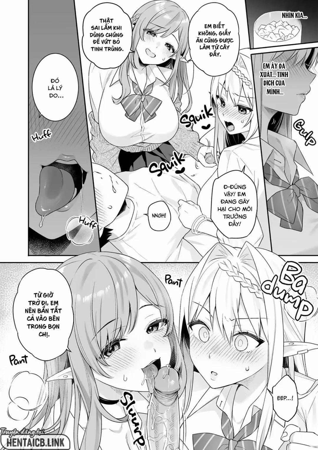 Hai nàng elf thuần chay thèm thịt Oneshot trang 17
