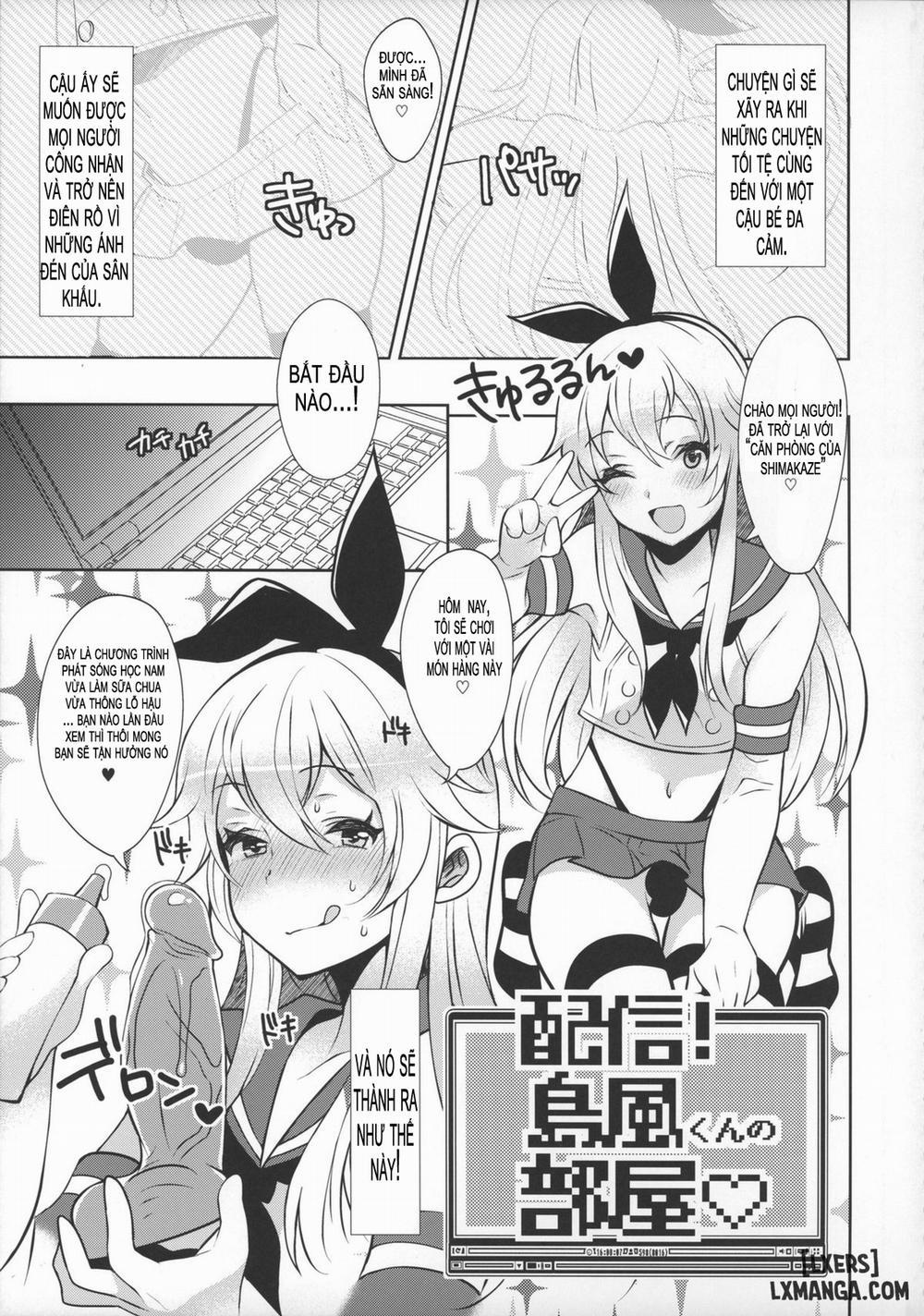 Haishin! Shimakaze-kun no Heya Chương Oneshot Trang 4