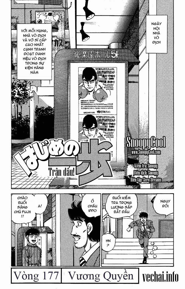 Hajime No Ippo 177 trang 1