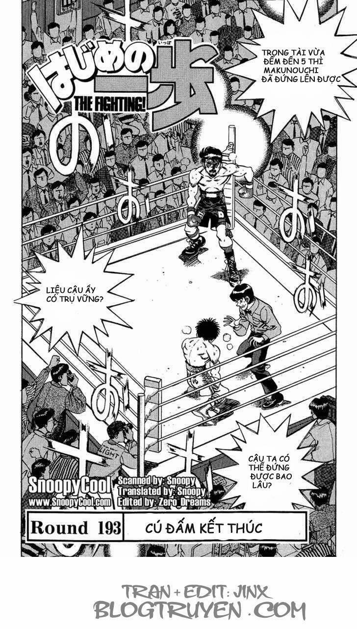 Hajime No Ippo 193 trang 1