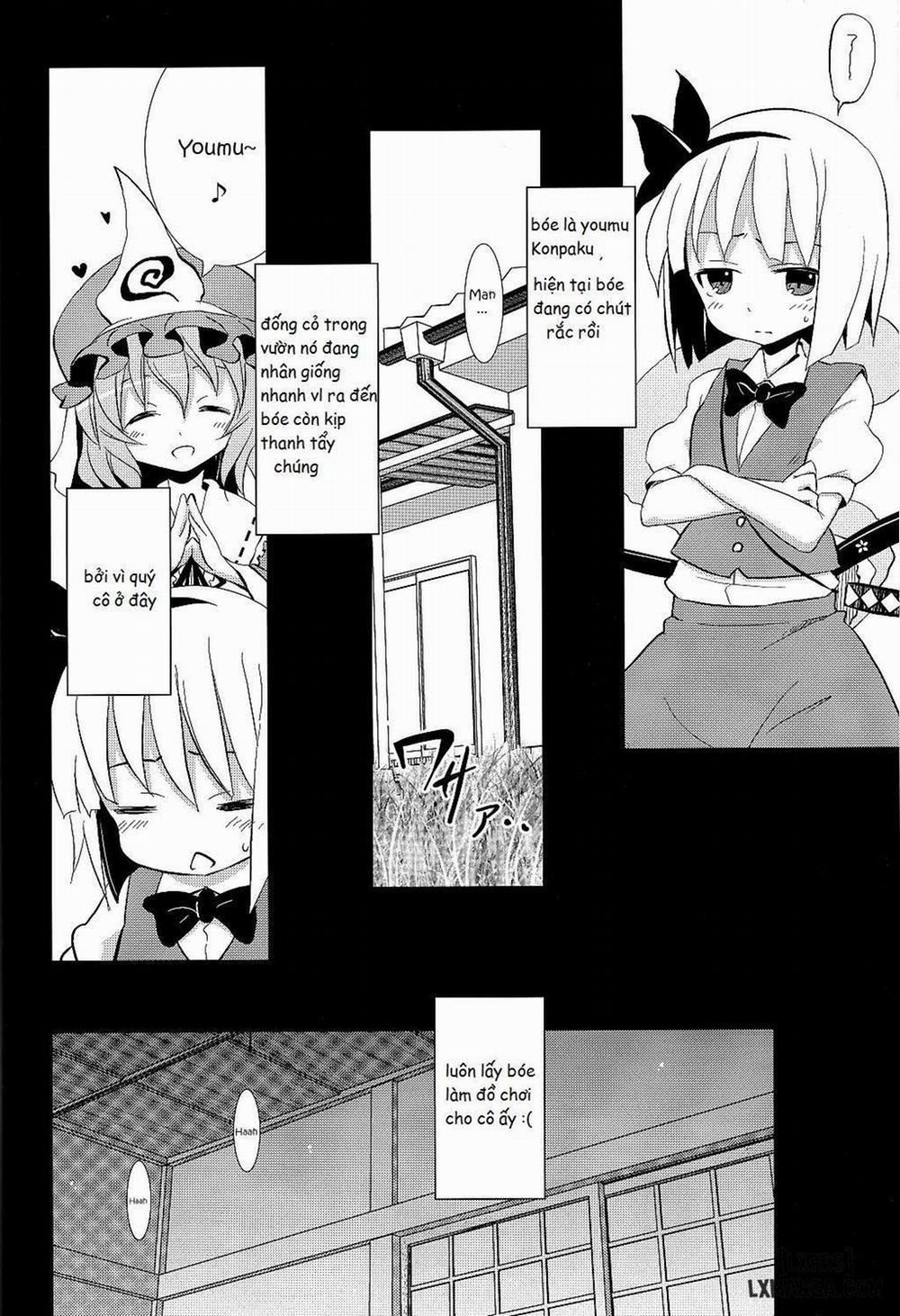 Hakugyokurou to Youmu to Arbeit Oneshot trang 2