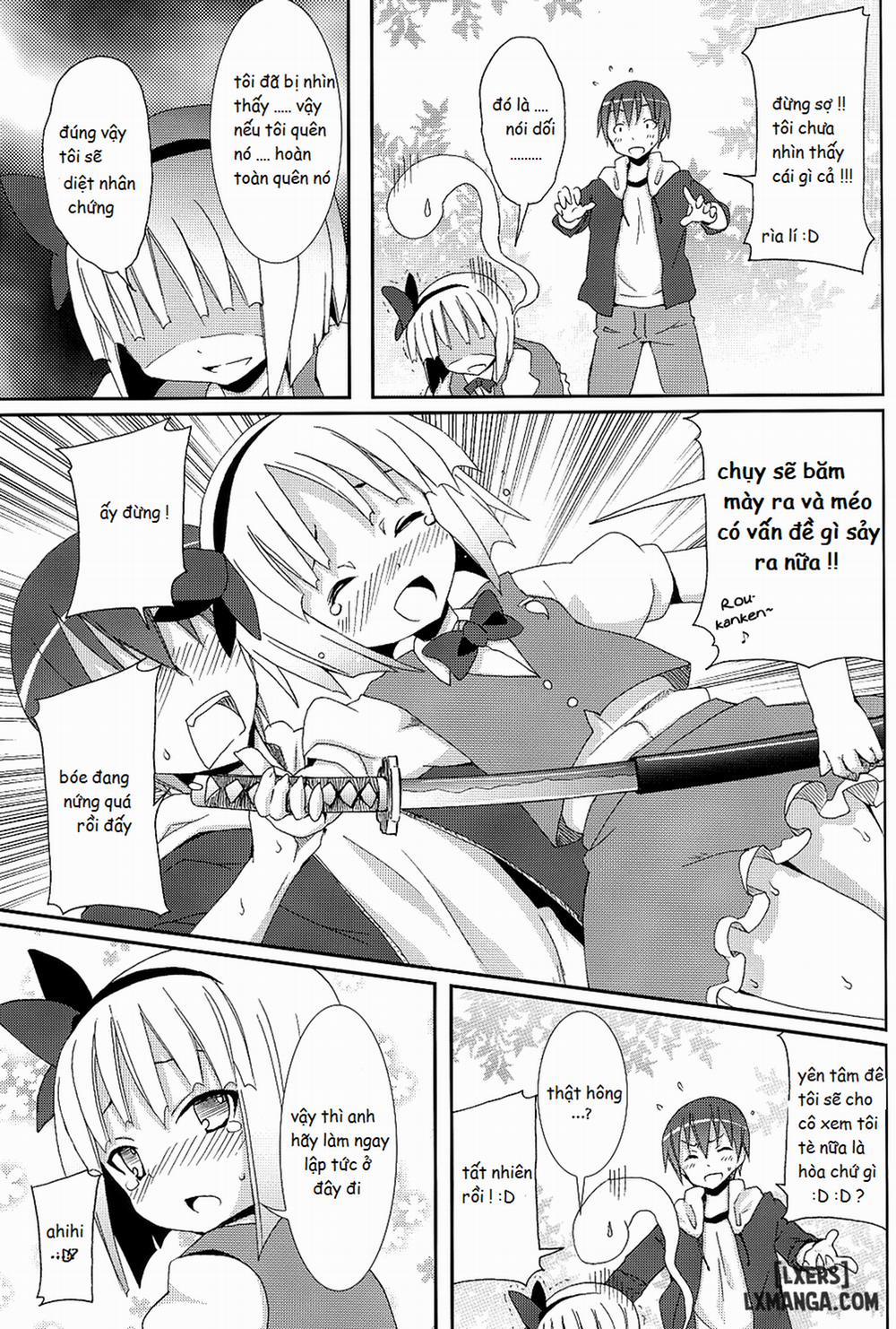 Hakugyokurou to Youmu to Arbeit Oneshot trang 9