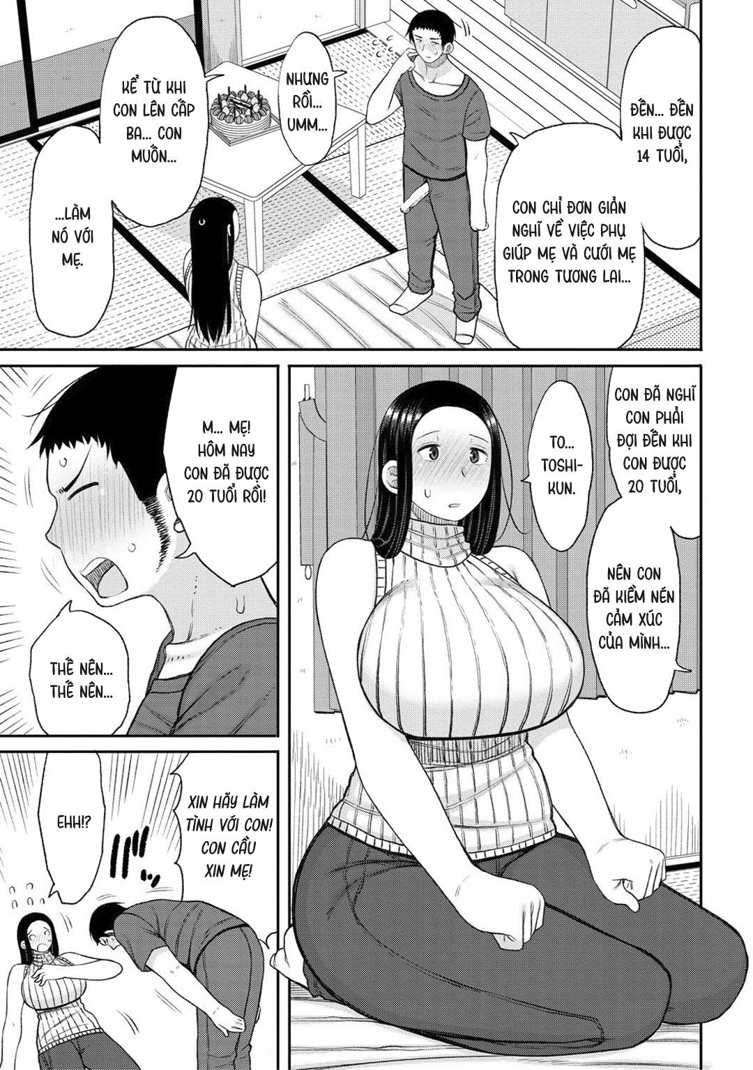 Haramitagari na Hahaoya ~Okaa-san to Ippai Kozukuri Shiyou ne 8 0 Quà sinh nhật 0 END trang 9