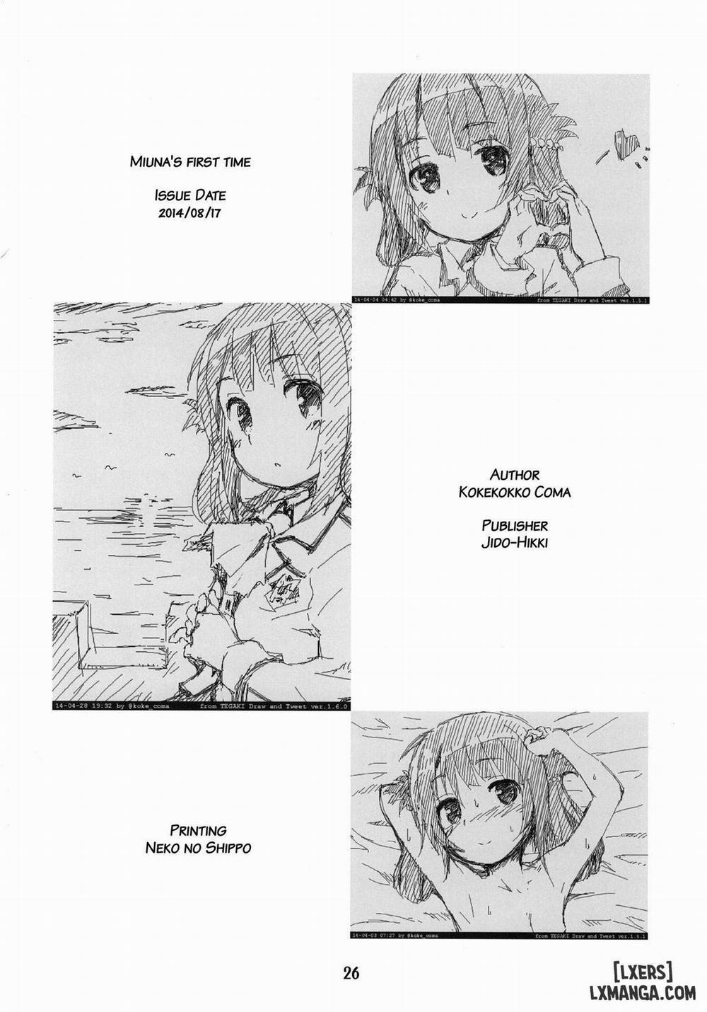 Hatsu Miuna Oneshot trang 21