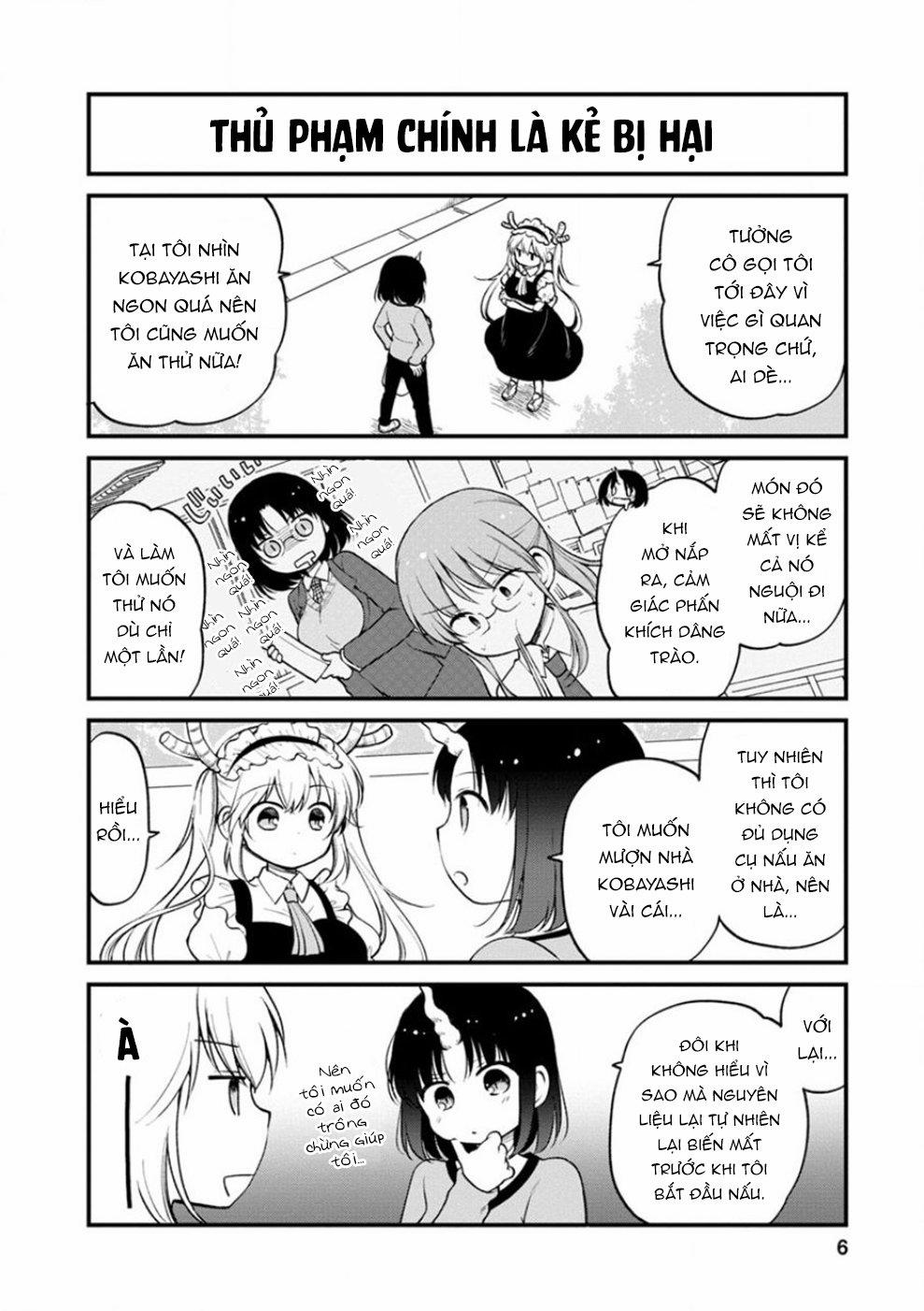 Hầu Gái Rồng Nhà Kobayashi: Nhật Ký Công Sở Của Elma 0 "Elma và đồ ăn nhà làm" trang 2