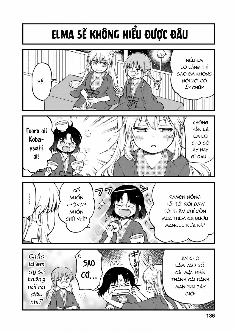 Hầu Gái Rồng Nhà Kobayashi: Nhật Ký Công Sở Của Elma 0 "Elma và suối nước nóng" trang 12