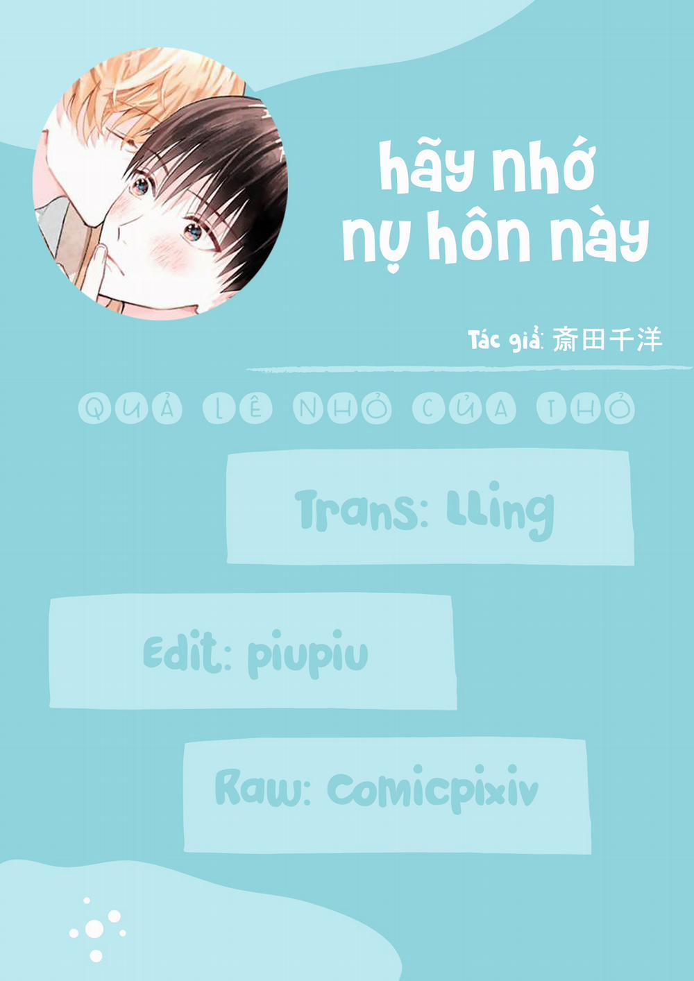 Hãy Nhớ Nụ Hôn Này! Chương 4 Trang 1