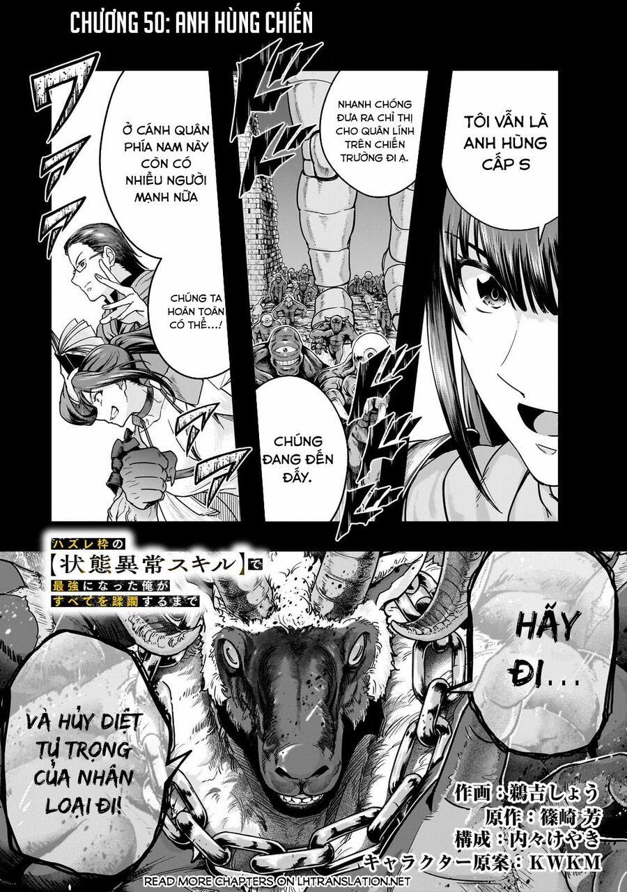 Hazure Waku No Joutai Ijou Skill De Saikyou Ni Natta Ore Ga Subete Wo Juurin Suru Made 50.1 trang 2