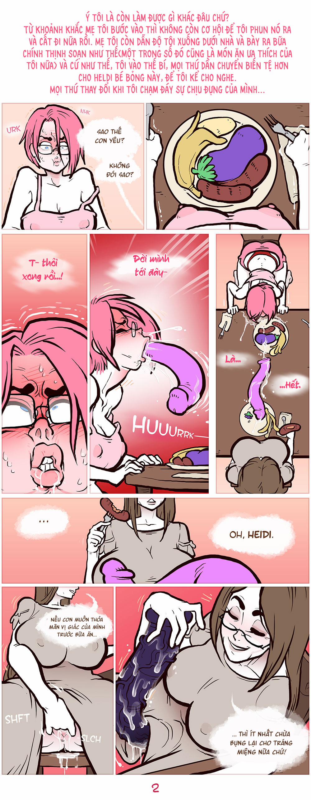 Heidi Whore's Hidey Holes Oneshot trang 3