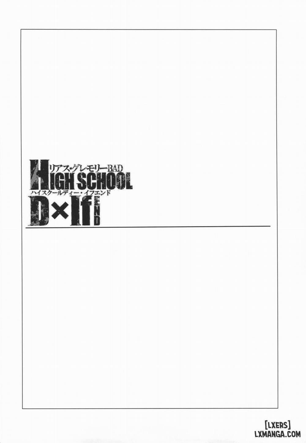 HIGH SCHOOL DxIf END Oneshot trang 2