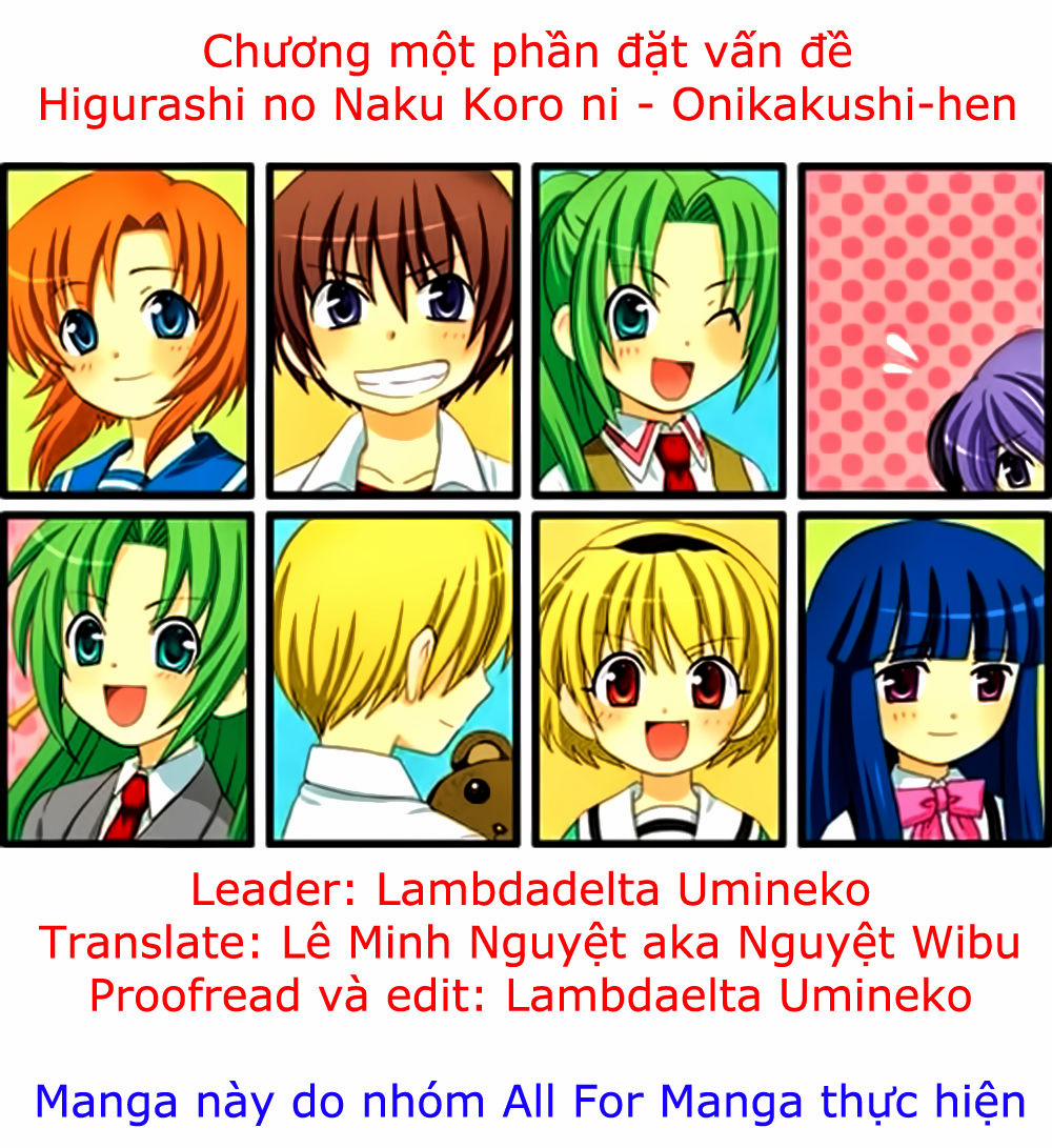 Higurashi No Naku Koro Ni – Onikakushi Hen Chương 9 Trang 1