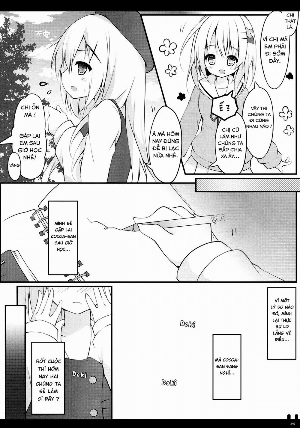 Himitsu no Toire (Gochuumon wa Usagi desu ka?) Chương Oneshot Trang 4