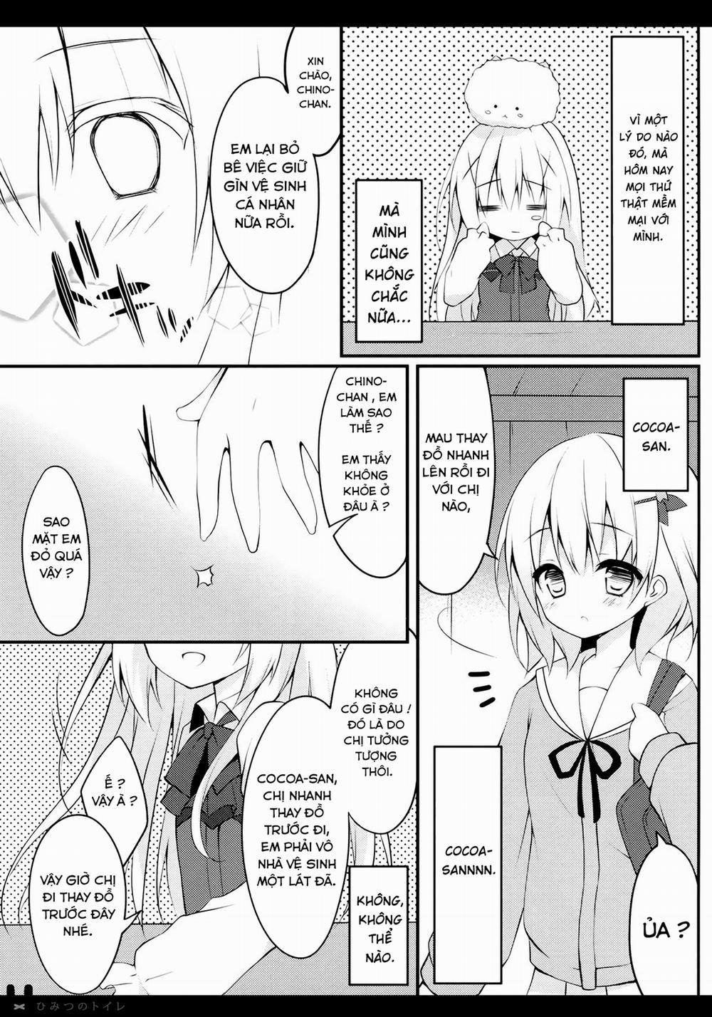 Himitsu no Toire (Gochuumon wa Usagi desu ka?) Chương Oneshot Trang 5