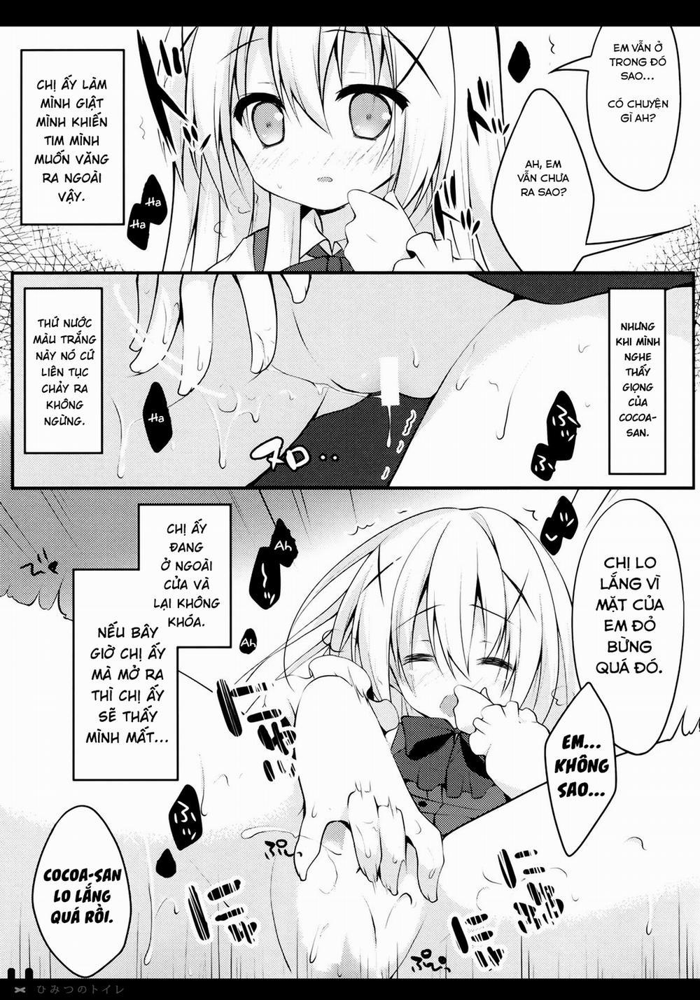 Himitsu no Toire (Gochuumon wa Usagi desu ka?) Chương Oneshot Trang 9