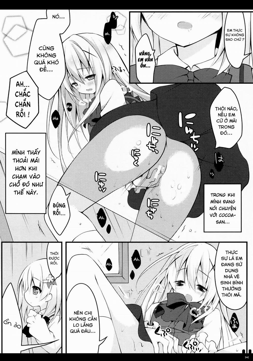 Himitsu no Toire (Gochuumon wa Usagi desu ka?) Chương Oneshot Trang 10