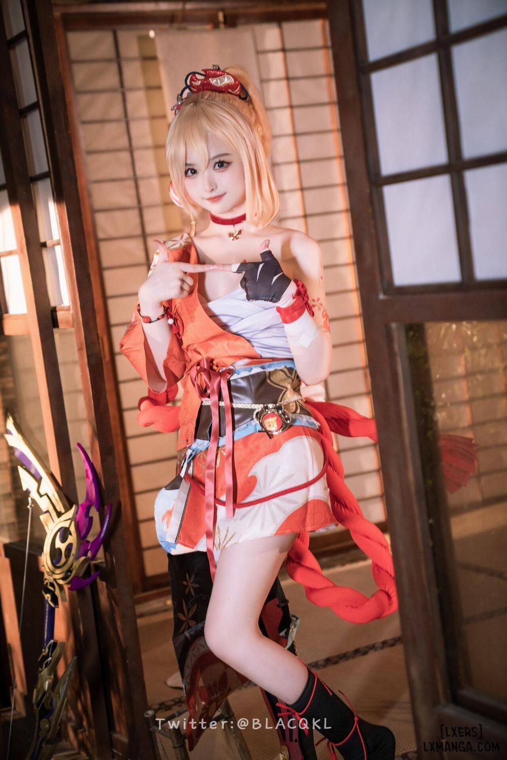 Hình Cosplay 172 0 白莉爱吃巧克力 trang 13