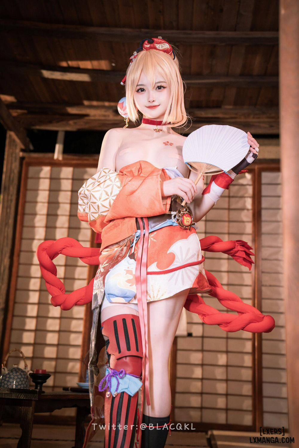 Hình Cosplay 172 0 白莉爱吃巧克力 trang 54