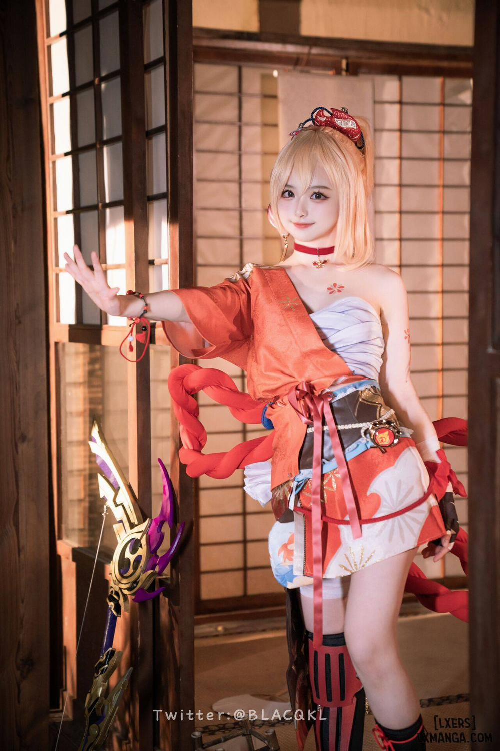 Hình Cosplay 172 - 白莉爱吃巧克力 trang 41