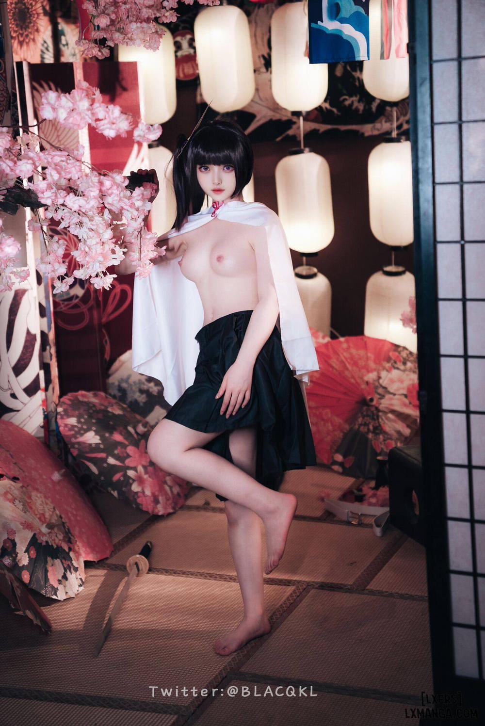 Hình Cosplay 180 0 白莉爱吃巧克力 trang 48