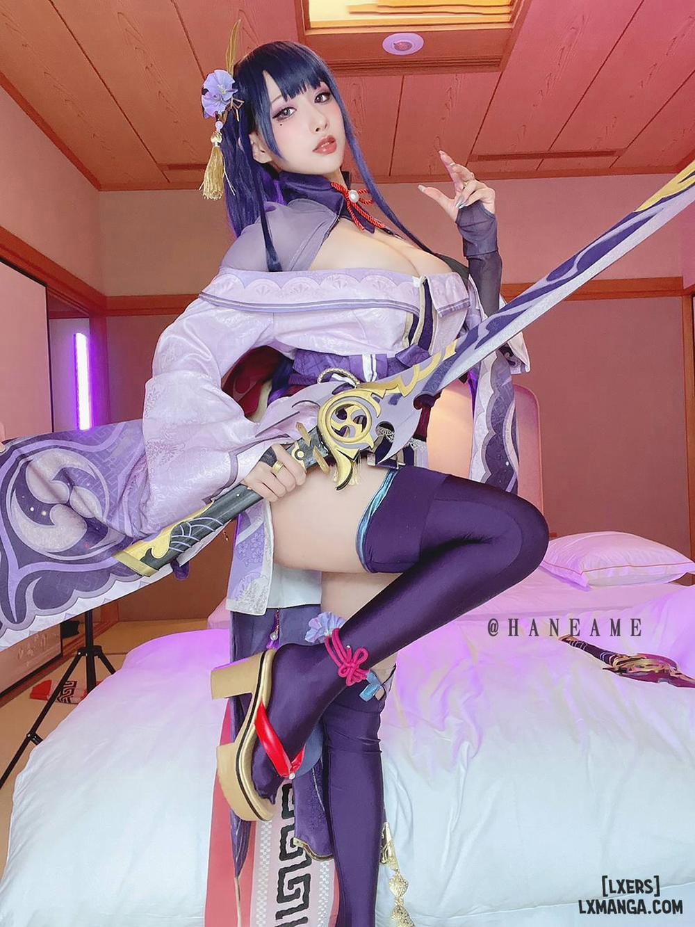 Hình Cosplay 211 0 Hane Ame trang 32
