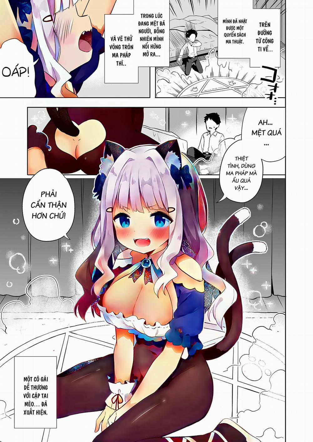 Hirotta Madousho de Chinmai Nekomimi-chan to Ecchi Dekiru Hon Chương Oneshot n ng Trang 2