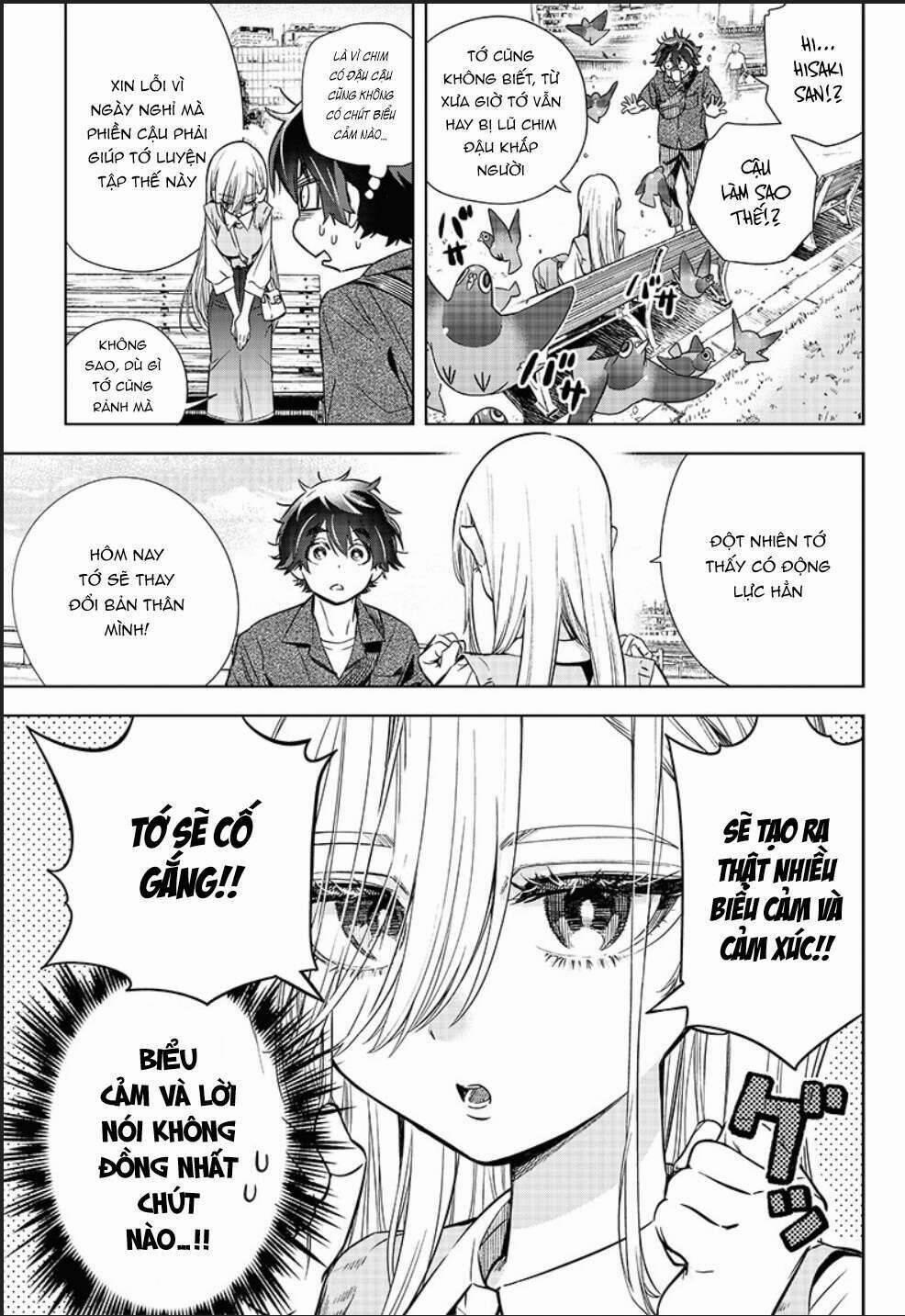 Hisaki-San Không Biết Cười 4 trang 2