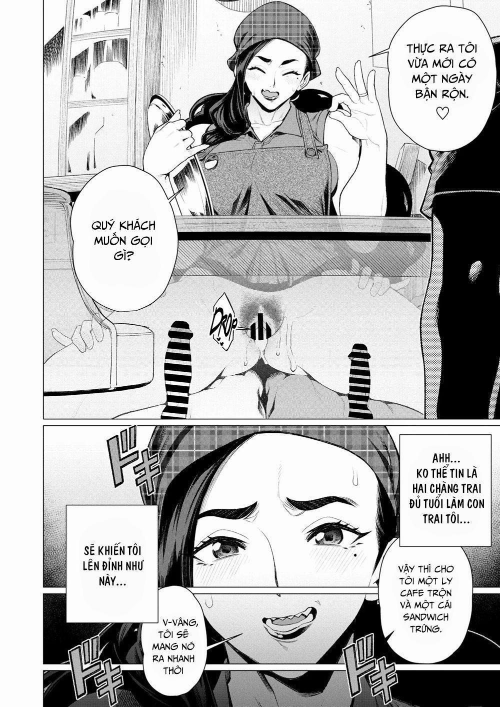 Hitoduma Kissa de juku niku Sando Oneshot trang 2