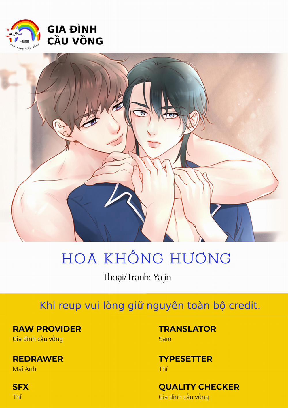 HOA KHÔNG HƯƠNG Chương 0 Preview Trang 1