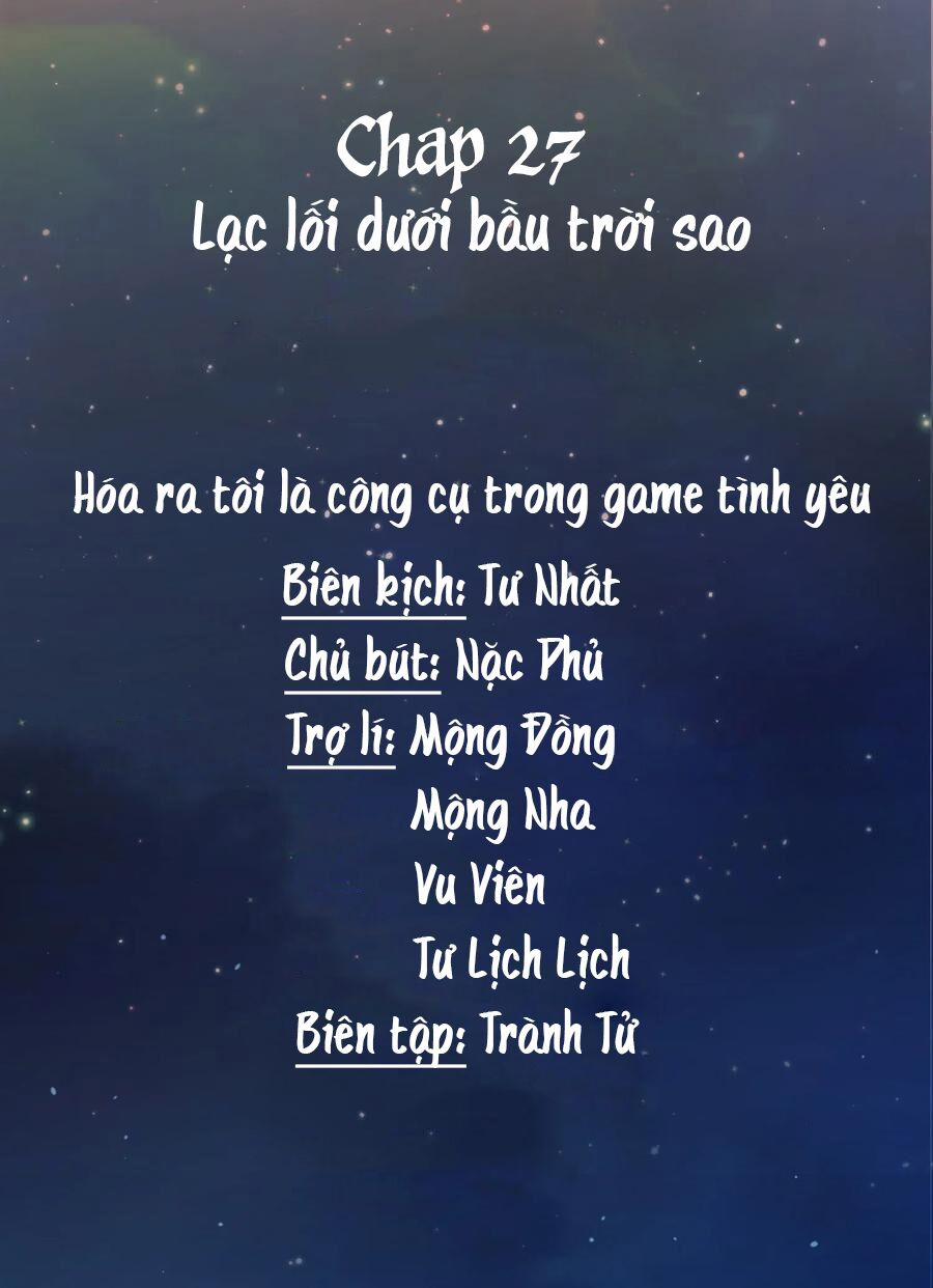 Hóa Ra Tôi Là Công Cụ Trong Game Tình Yêu Chương 27 Trang 28