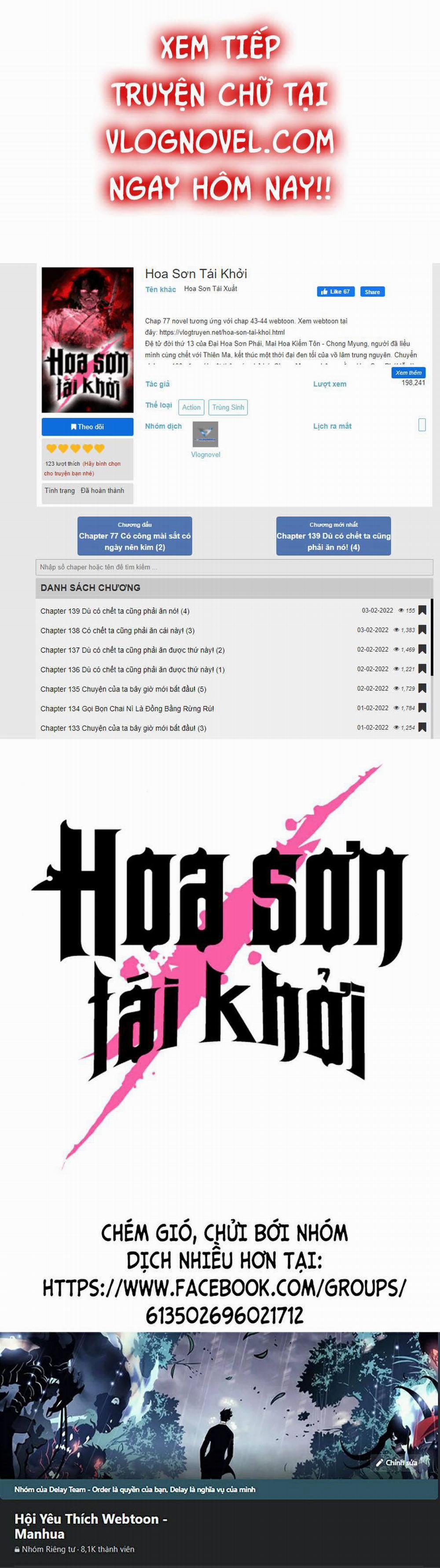 Hoa Sơn Tái Khởi 50 trang 139