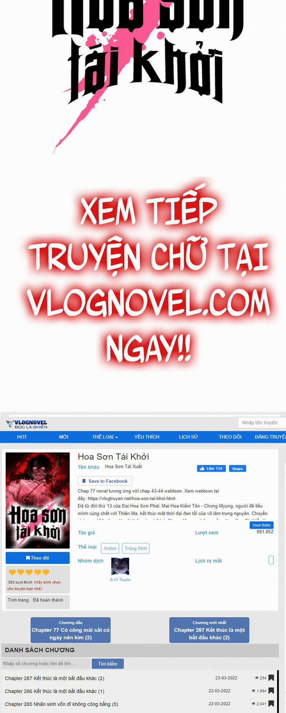 Hoa Sơn Tái Khởi 56 trang 119