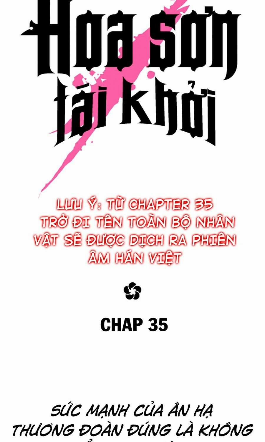 Hoa Sơn Tái Xuất | Hoa Sơn Tái Khởi 35 trang 12