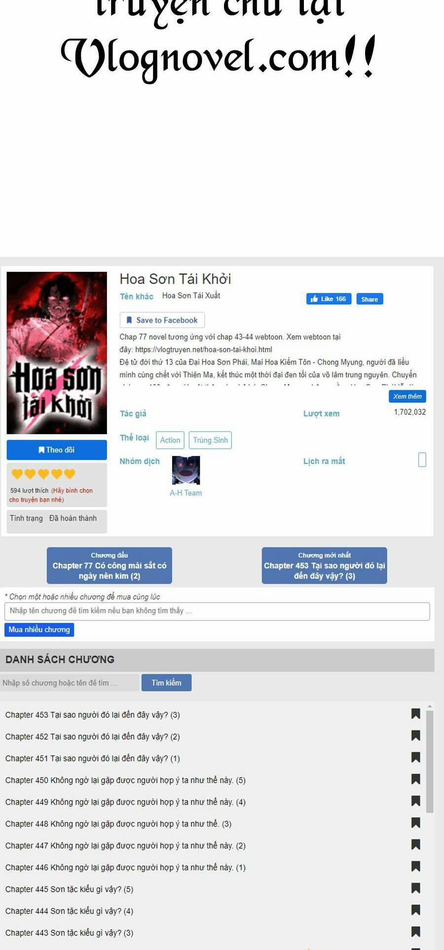 Hoa Sơn Tái Xuất | Hoa Sơn Tái Khởi 62 trang 209