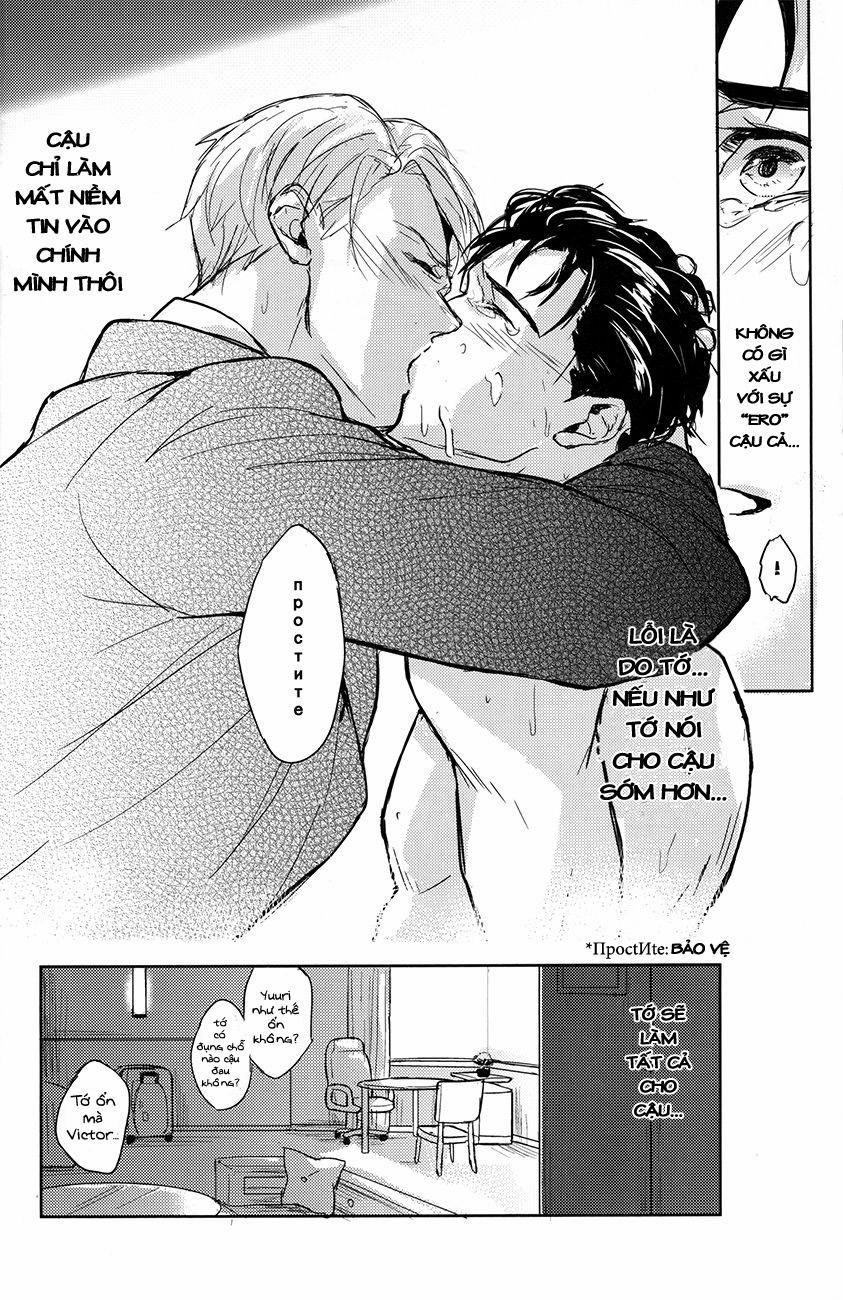 Honne wa Yopparatta Ato de (Yuri!!! On Ice) Chương Oneshot Trang 16