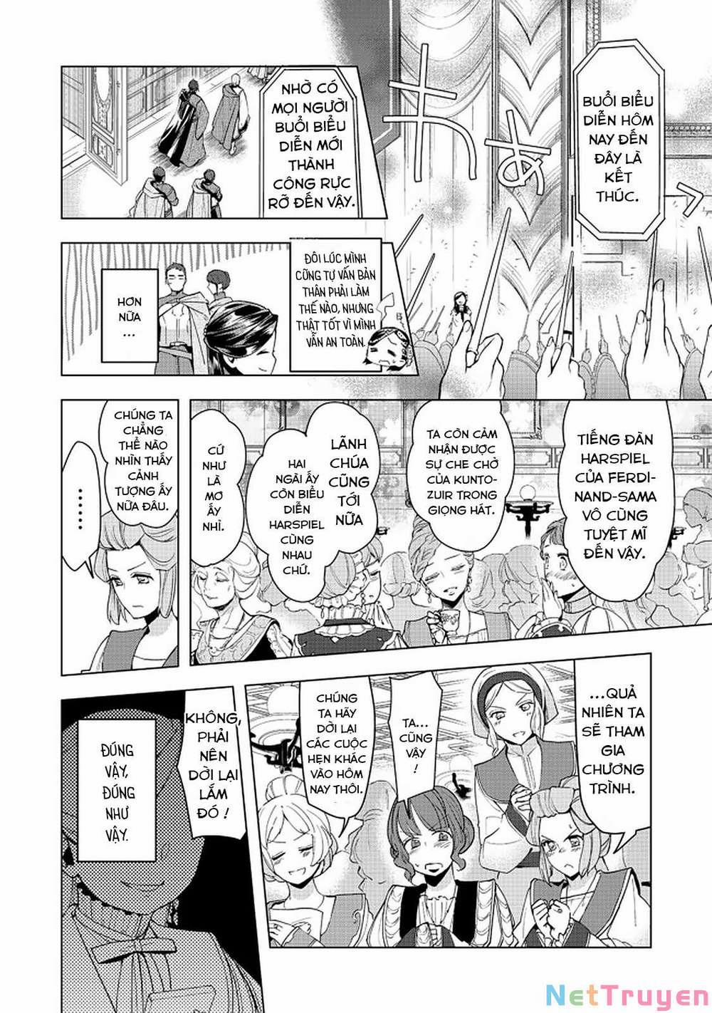 Honzuki No Gekokujou : Dai 3-Bu Ryouchi Ni Hon O Hirogeyou ! 0 Buổi biểu diễn Harspiel trang 26