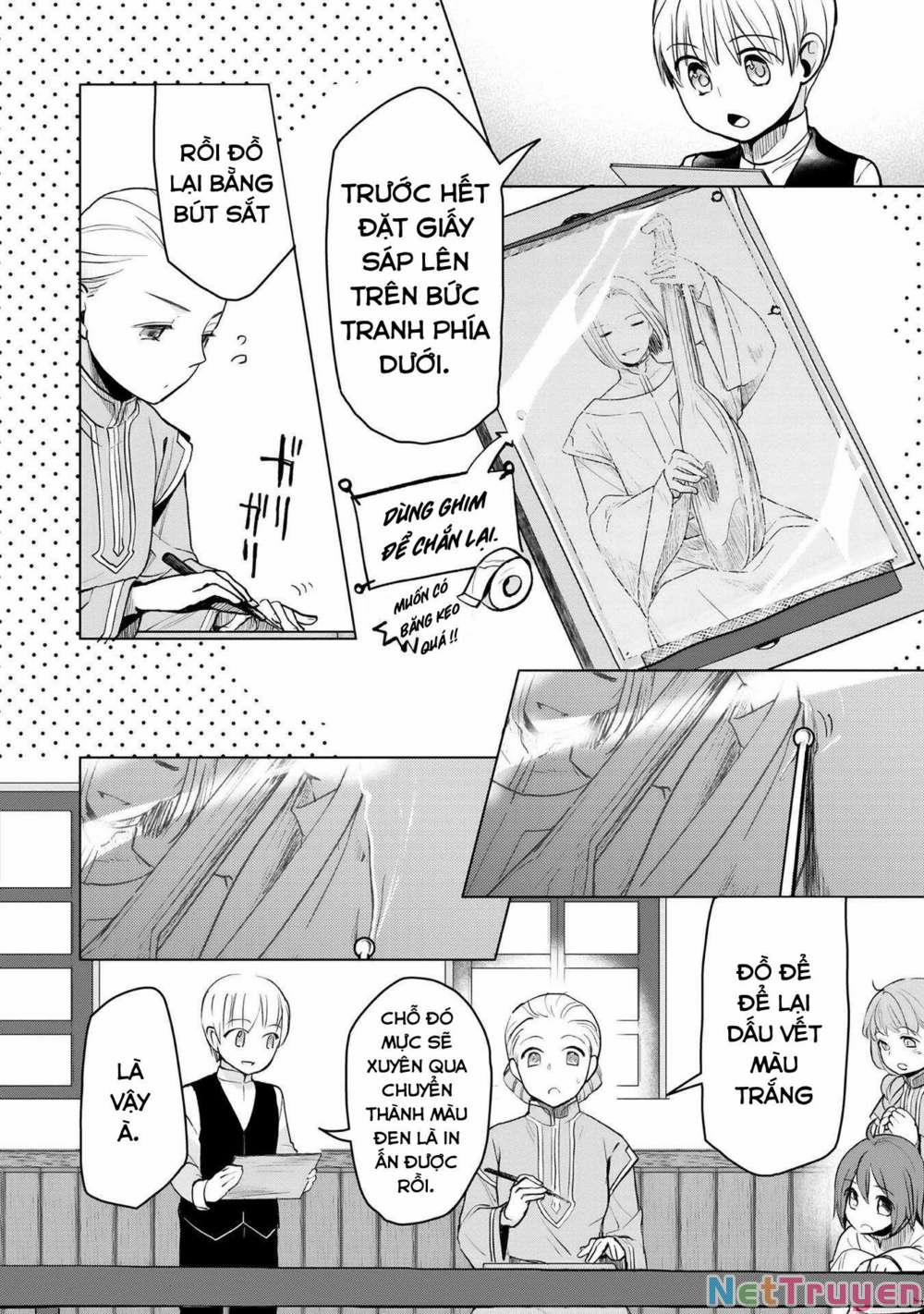 Honzuki No Gekokujou : Dai 3-Bu Ryouchi Ni Hon O Hirogeyou ! 0 Hoàn thành giấy sáp trang 14