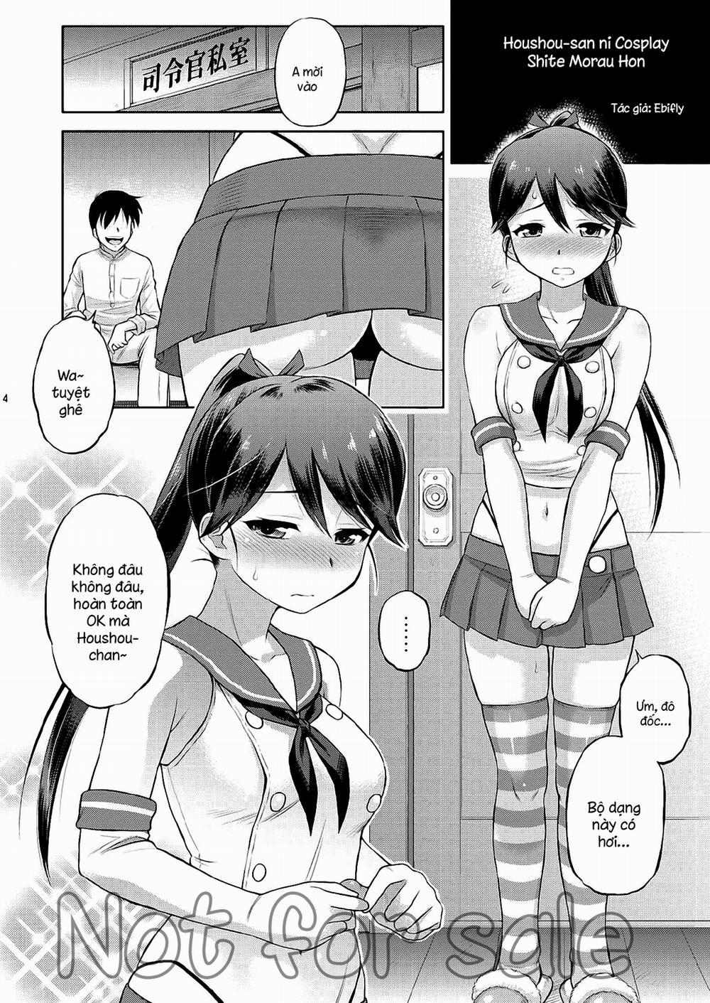 Houshou-san ni Cosplay Shite Morau Hon (Kancolle) Chương Oneshot Trang 3