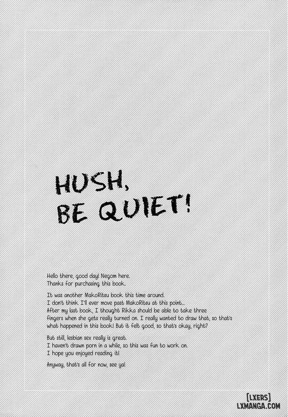 Hush, Be quiet! Chương Oneshot Trang 20