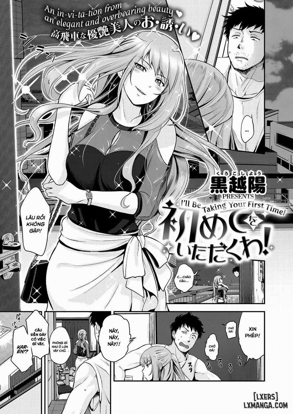 I'll Be Taking Your First Time! Oneshot trang 0