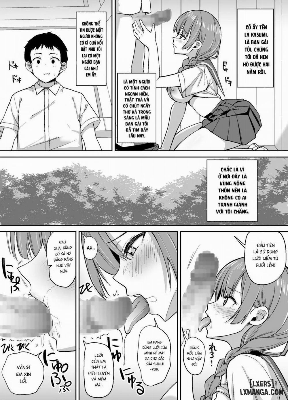 Inaka de wa Kawaii Kanojo wo Furyou no Senpai ni Netorare Chương Oneshot Trang 3