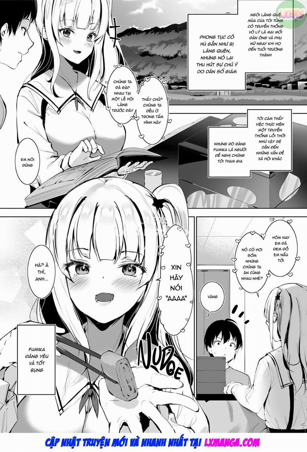 Inaka no Furui Shikitari de Namaiki Shoujo to Ikinari Kekkon suru Koto ni Natta Hanashi Chương Oneshot Trang 4