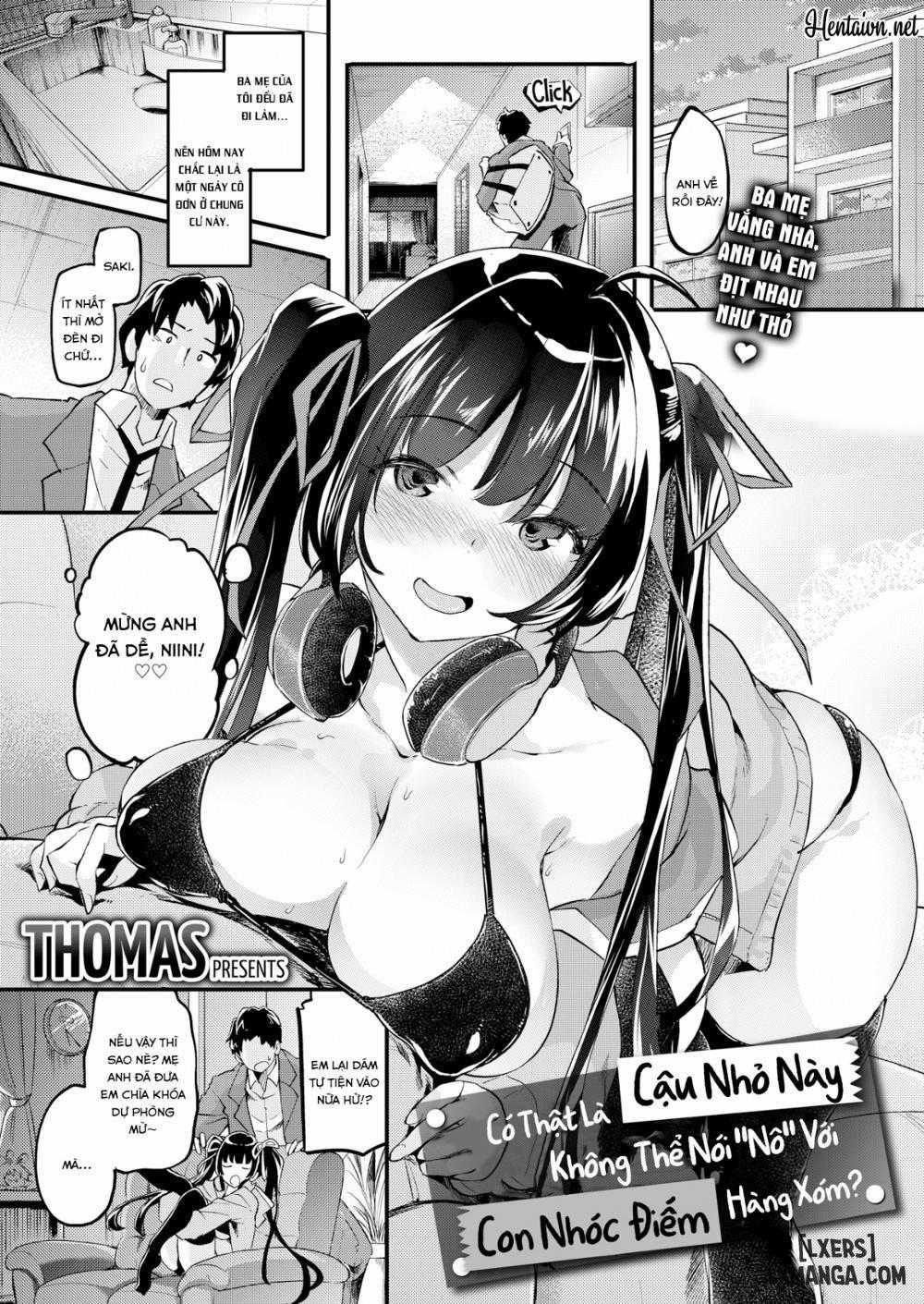 Is It True Your Little Guy Can't Say No to the Slutty Brat Next Door 1 trang 0