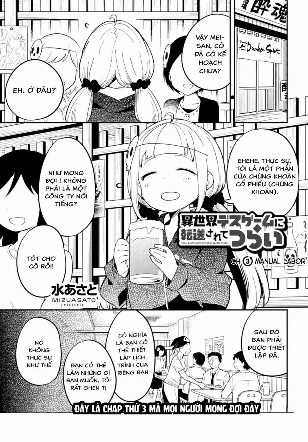 Isekai Death Game Ni Tensou Sarete Tsurai 3 trang 3