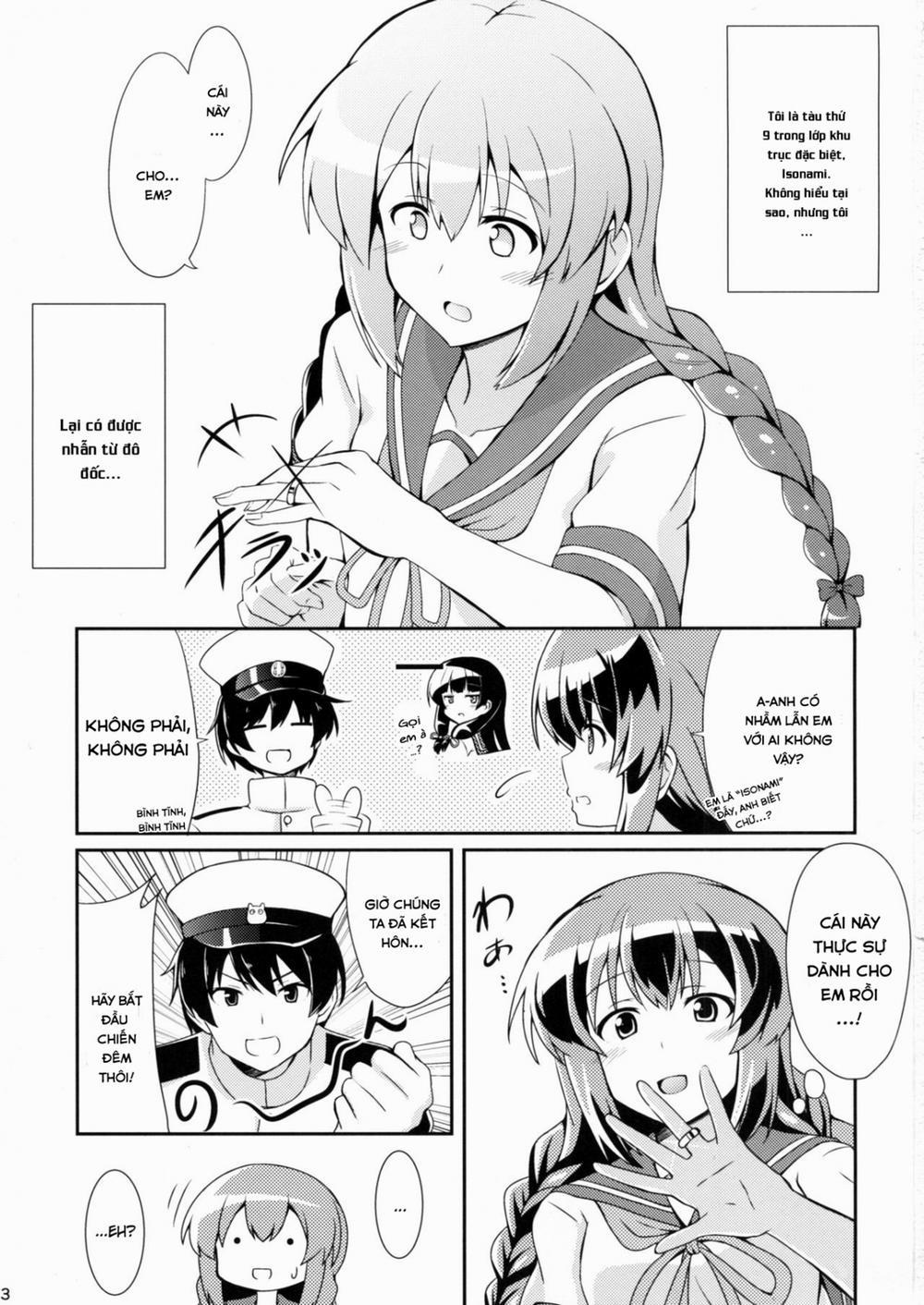 Isonami no Kekkon Shoya (Kantai Collection -KanColle-) Chương Oneshot Trang 3