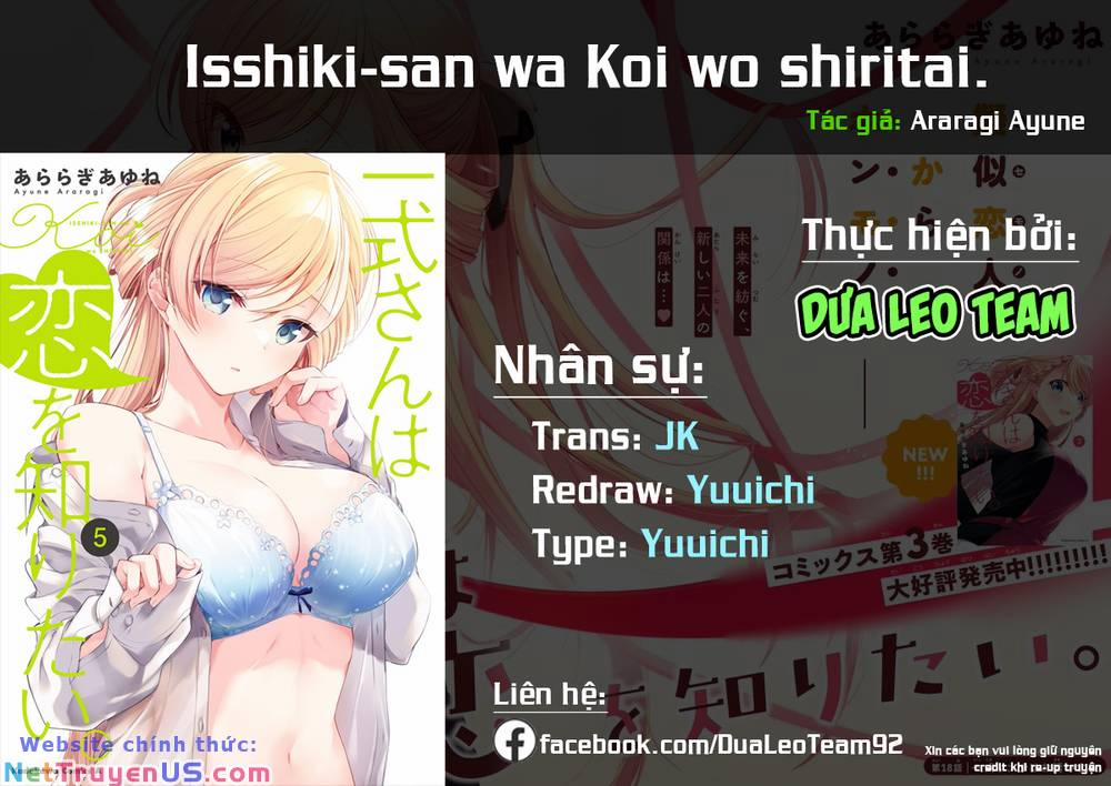 Isshiki-San Wa Koi Wo Shiritai Chương 18 Trang 2