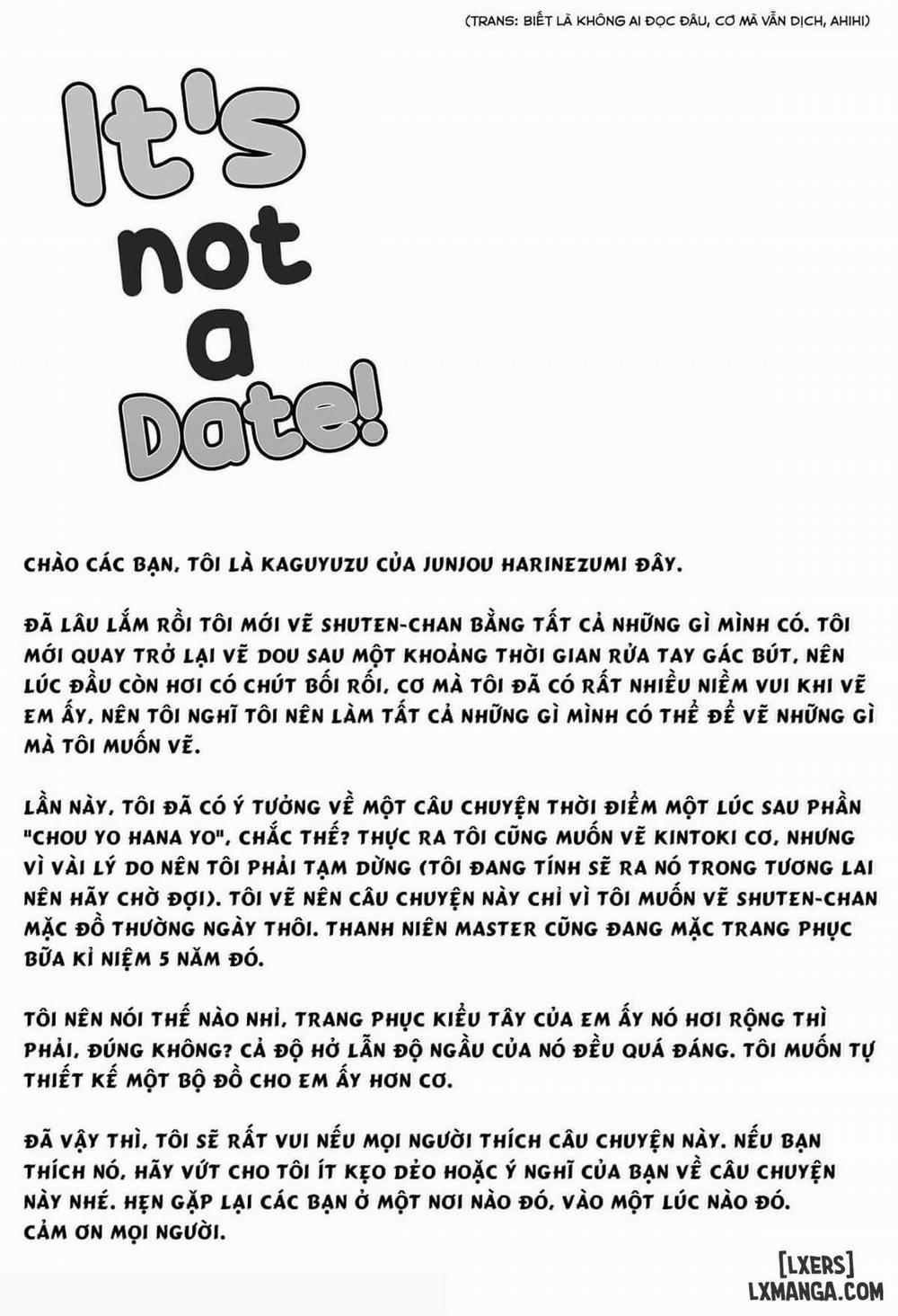 It’s Not A Date Oneshot trang 3