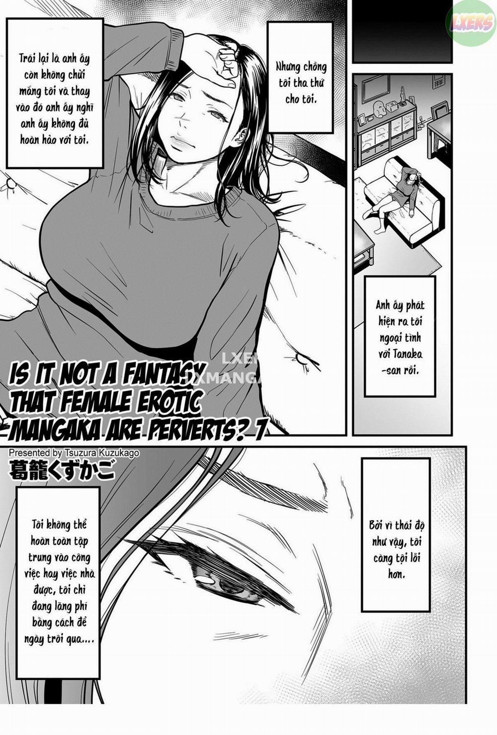 It’s Not a Fantasy That The Female Erotic Mangaka Is a Pervert Chương 7 END Trang 4