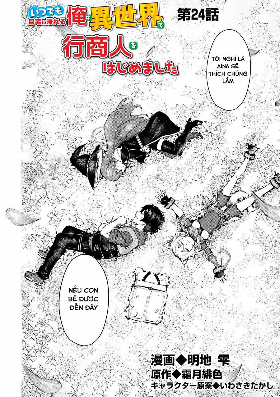 Itsudemo Jitaku Ni Kaerareru Ore Wa, Isekai De Gyoushounin O Hajimemashita 24 trang 3