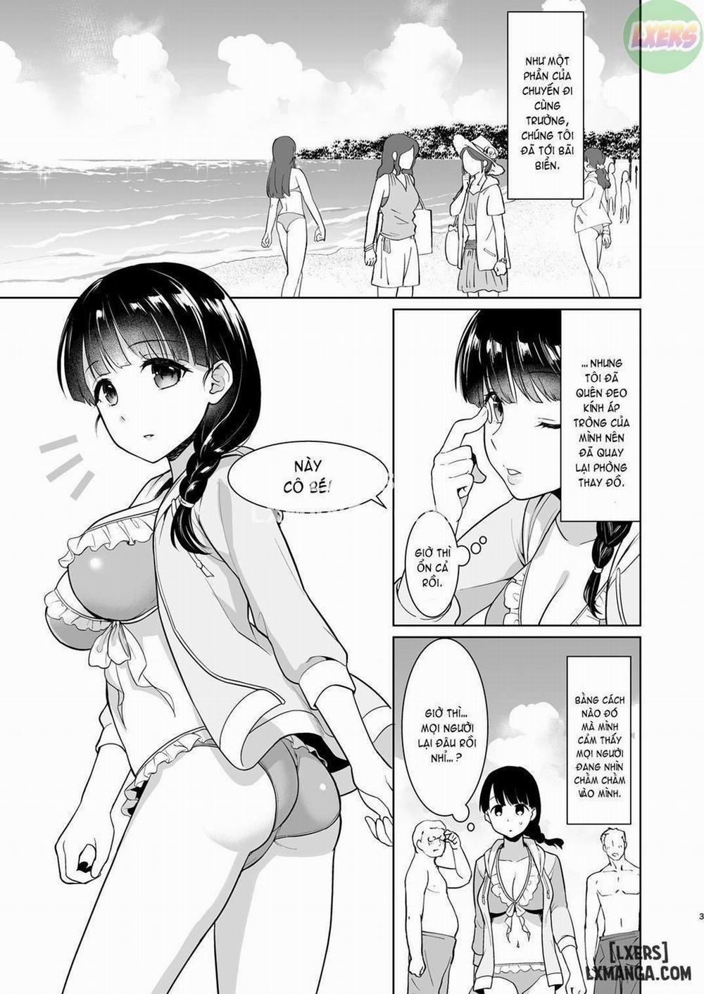 Iya da to Ienai Jimikei Shoujo to Hamabe no Gaikokujin Ryokoukyaku Chương Oneshot Trang 2